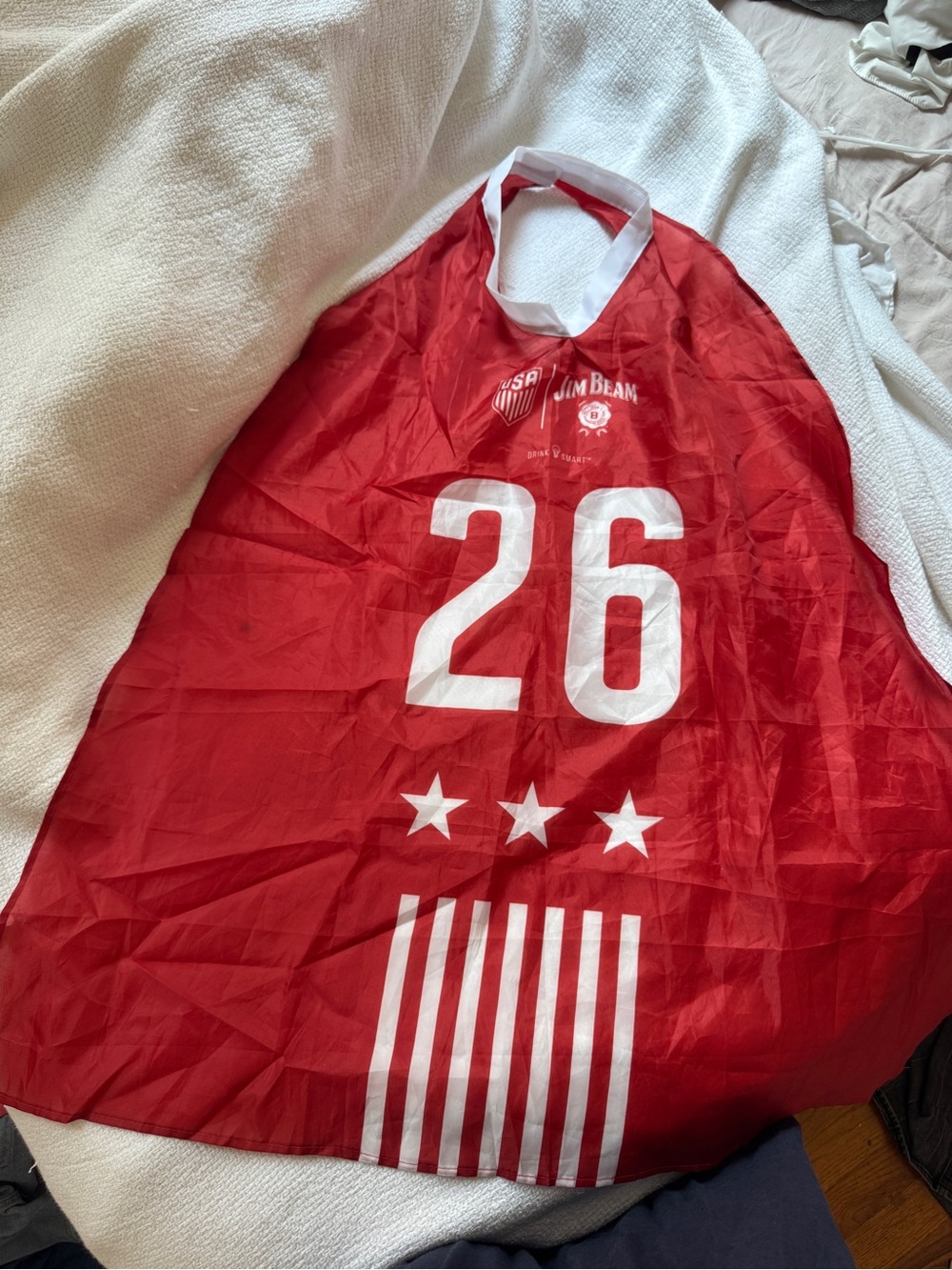 Team USA 26 Jersey Cape World Cup